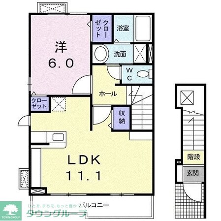 サンローランの物件間取画像